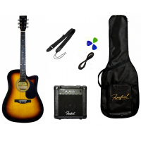 Firefeel S022P-SB Ozvucena akusticna gitara PAKET